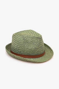 Hats: ANTLER PANAMA HAT - GREEN