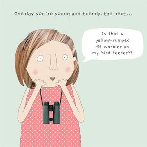 Rosie Made A Thing: ROSIE MADE A THING CARDS - Bird Feeder - Humour Card