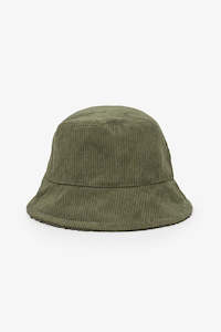 Hats: ANTLER CORBYN CORD HAT - Khaki