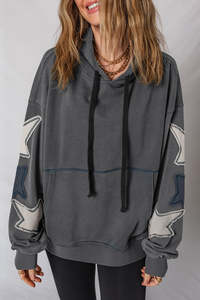 Womens Hoodies: PRICKLE & POLLY - Star Hoodie