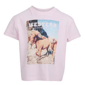 The Little Foxs Den: EVE GIRL WESTERN TEE - Pink