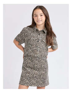 EVE GIRL HOLLY DRESS - Leopard