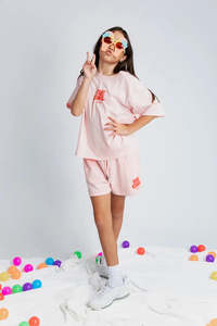 The Little Foxs Den: EVE GIRL SPORTS CLUB TEE - Pale Pink