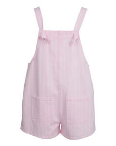 EVE GIRL WILMA DENIM PLAYSUIT - Pink
