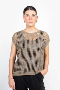 ANTLER CHELSEA VEST - Moss Gold O/S