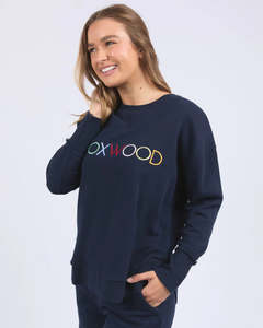 Womens Sweaters Crews: FOXWOOD - Simplified Crew - Confeti