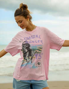 FOXWOOD - Coastal Ranger Tee Bubblegum Pink