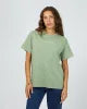 Womens T Shirts: SILENT THEORY LOGO TEE - Green