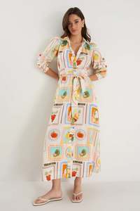 Womens Shirts: BY ROSA SENTIMENT SHIRT DRESS