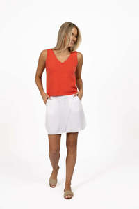 HUMIDITY SAVANNAH SKIRT - White
