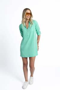 HUMIDITY LENI SHIRT DRESS - Green