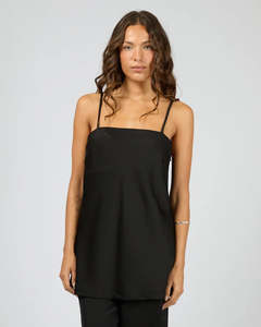 SILENT THEORY BAILEY TUNIC TOP - Black