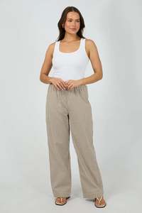 Silent Theory: SILENT THEORY SUNDAY PANT - Chocolate