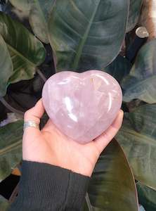 Statement Pieces: Large Rose Quartz Heart