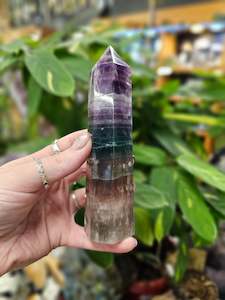 Towers: Rainbow Fluorite point #1