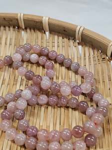 Bracelets 1: Kunzite Bead Bracelet
