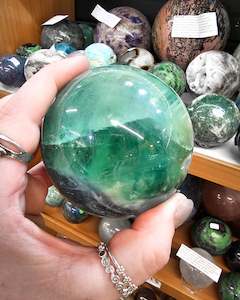 Spheres: Rainbow Fluorite Sphere