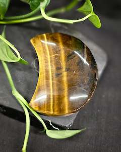 Carvings: Tiger's Eye Moon