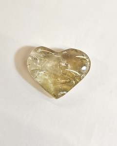 Small Citrine Heart #1