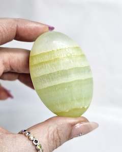 Palm Stones: Caribbean Calcite Palmstone #2