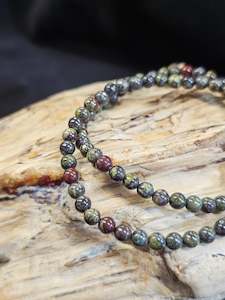 4mm Dragon's Blood Bead Bracelet
