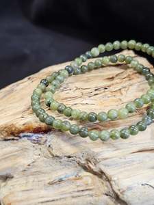 4mm Nephrite Jade Bead Bracelet