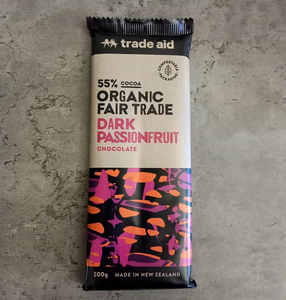 Fair trade Dark Passionfruit Chocolate - The Little Things