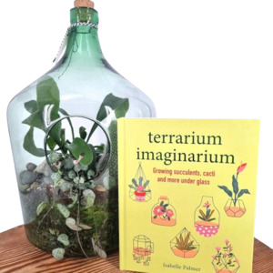 Products: Glass Bottle Terrarium – 10L – Plus Book