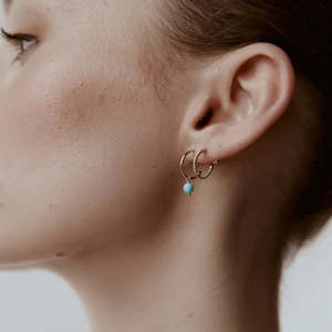 Silk Steel: SILK & STEEL - SUPERFINE MINI ROPE HOOPS GOLD