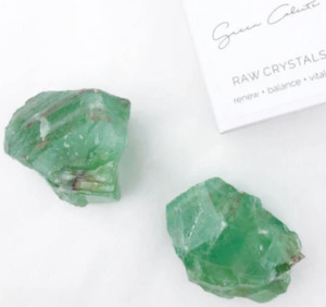 Taurus: OPAL + SAGE - BOXED CRYSTAL GREEN CALCITE