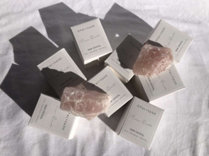 Cancer: OPAL + SAGE - BOXED CRYSTAL - ROSE QUARTZ