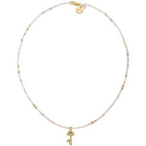 VANIA - MAGIC TRIP NECKLACE LONG - MAGIC OPAL WITH MUSHROOM CHARM