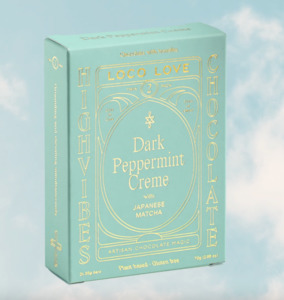Loco Love Chocolate: LOCO LOVE - TWIN PACK DARK PEPPERMINT CREME