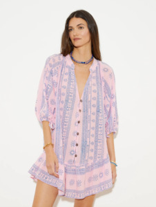 Boteh: BOTEH - RHAPSODY LA PONCHE FRILL DRESS - MUSK