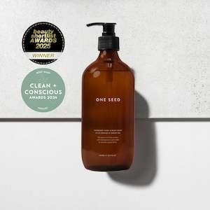 One Seed: ONE SEED - PROBIOME HAND & BODY WASH 500ML - WILD ORANGE & GREEN TEA