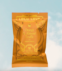 Loco Love Chocolate: LOCO LOVE - ORANGE ALMOND TRUFFLE