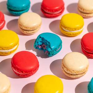 Standard Macarons: Mixed Box 24 Pack + FREE Mixed 6 Pack