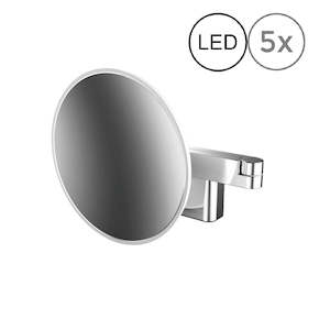 For Wall: Emco Evo LED Magnifying Wall Mirror, 5x Magn - Made in Germany