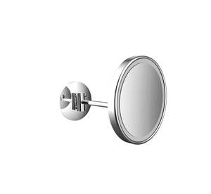 For Wall: Emco Project LED Magnifying Wall Mirror, 3x Magnification  (Hardwired)