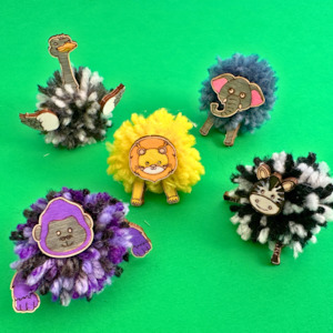 Mini Pom Pom Animals