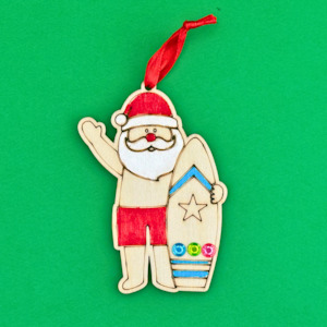 Santa in Shorts Decoration