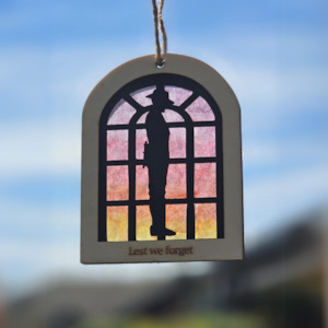 ANZAC Soldier Art Frame