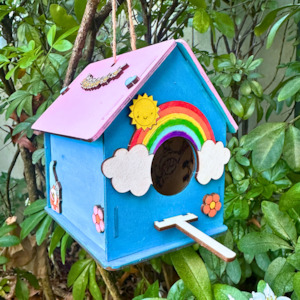 Rainbow Bird House