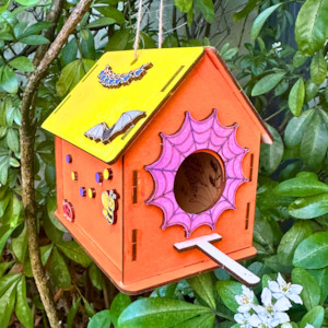 Autumn: Spiderweb Bird House