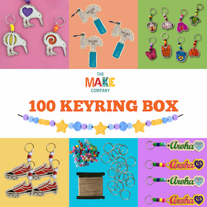 100 Key Ring Craft Box
