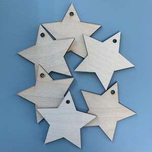 Wooden Stars with hole