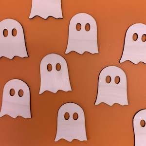 Bulk Craft Supplies: Wooden Ghost Shape