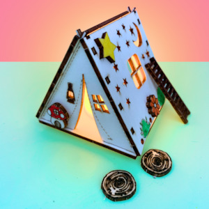 Camping Crafts: Mini Tent Nightlight