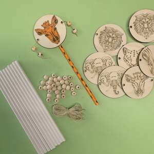 Camping Crafts: Animal Spin Drum