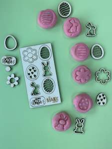 Clay 1: Play Dough Stamps - Easter